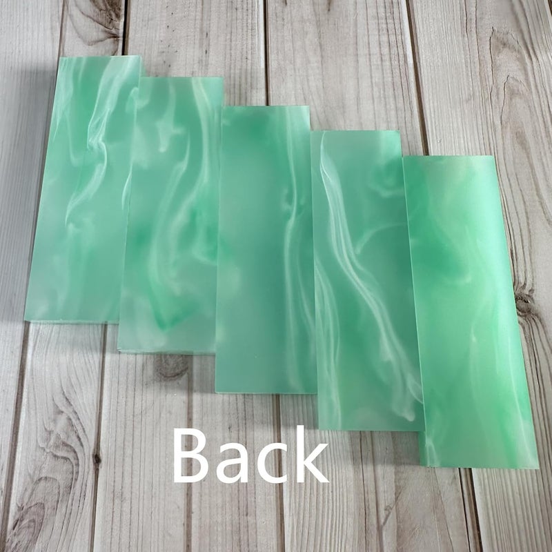 Uotowell Pre-Cut Epoxy Resin Scales Blanks for Decorative Inlays in Guitar Bodies, Necks, Engraved Knife Handle and Gun Grips - Image 4